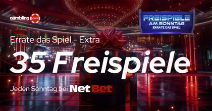 NetBet Errate das Spiel Promo: Jeden Sonntag bis zu 35 Extra-Freispiele